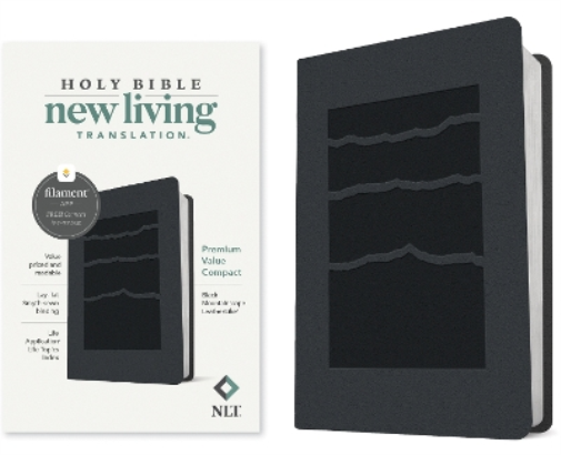 Tyndale NLT Premium Value Compact Bible, Filament Edition (Rilegato in ecopelle)