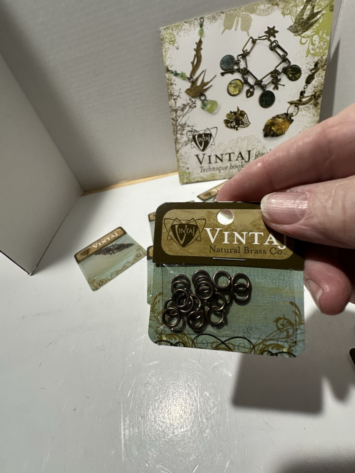 Vintaj Jewelry Technique Book/  Steampunk Style Plus Supplies