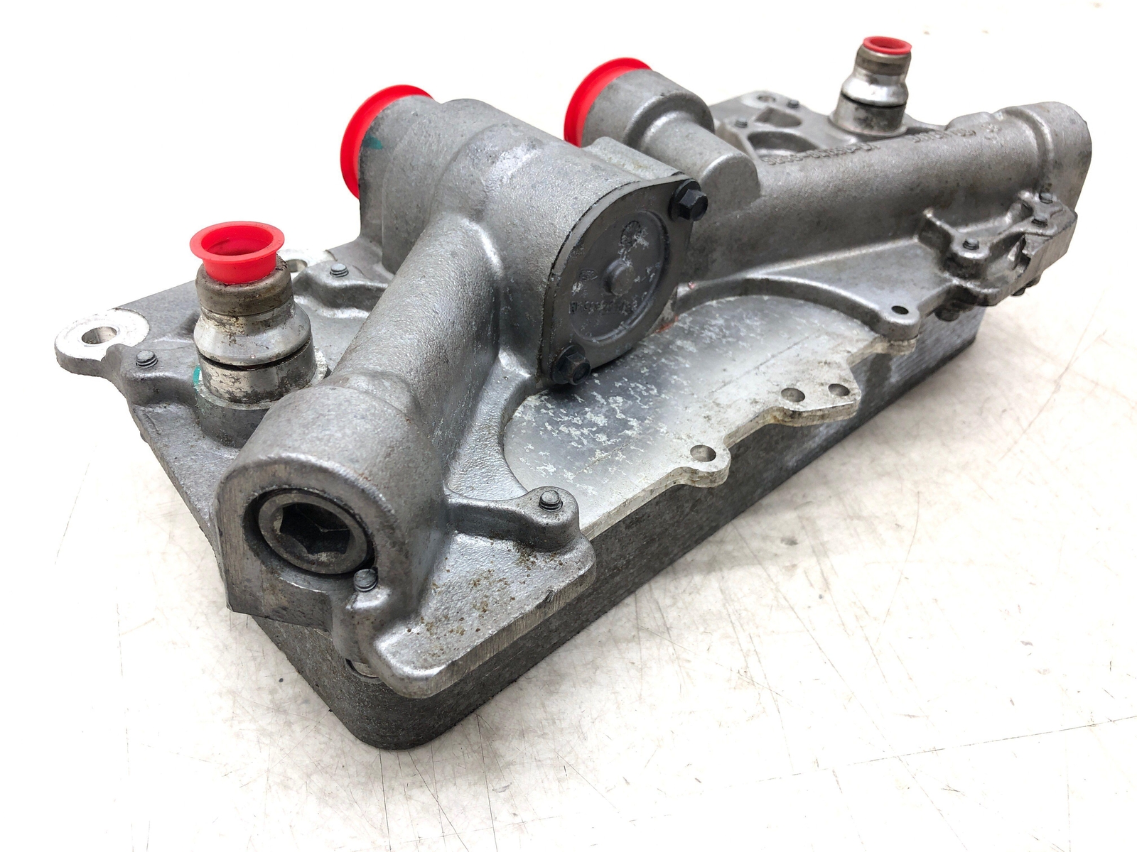 2009 ASTON MARTIN VANTAGE ENGINE OIL COOLER W/ADAPTRER *9K* 9G33-6A642-AA OEM