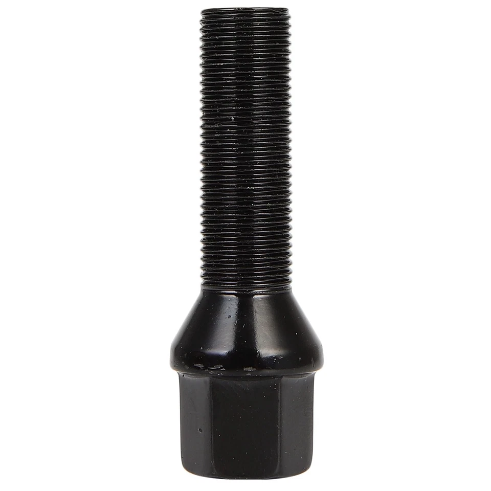 20 黑色 M14x1.25 车轮凸耳螺栓 40 毫米柄适用于宝马 435i 535i 550i Mini Cooper — 第 4/4 张图片