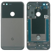 Google Pixel Xl Back Cover Housing Frame Glass Part Camera Lens Black