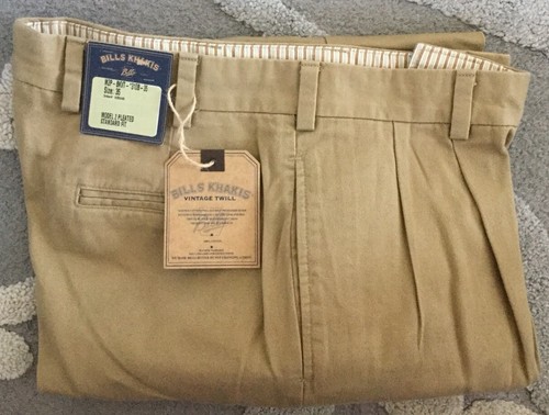 NWT-Bills khakis M2P-BKVT SZ 35X36 