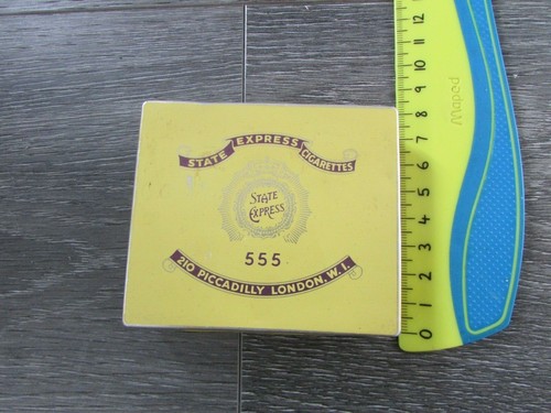 BEA British European Airways Ardath State Express 555 Empty Metal Cigarette Tin - Picture 6 of 12