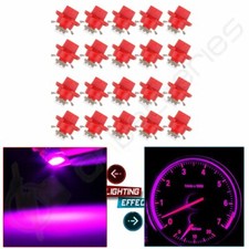 20pcs Pinkpurple B8.4d 5050 Led Instrument Cluster Dash Indicator Light Bulbs