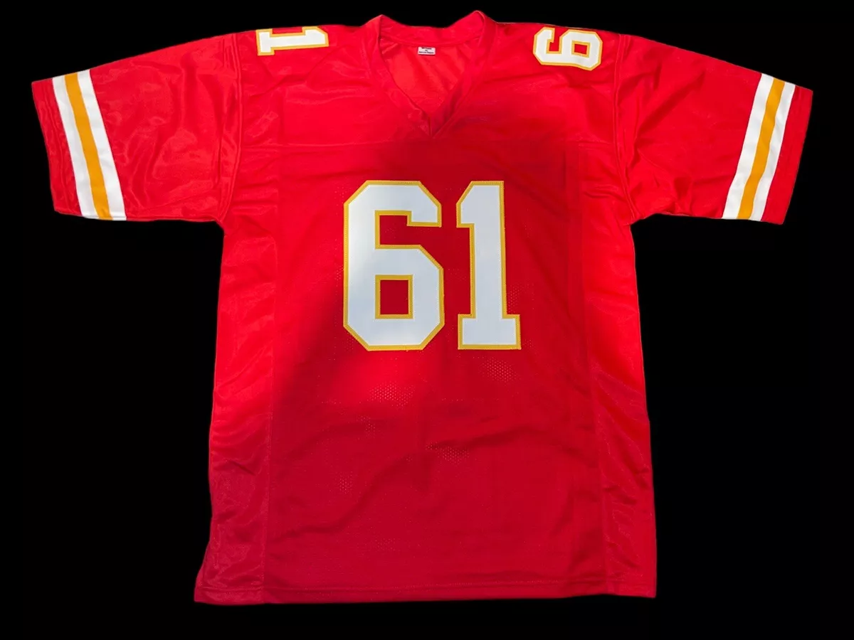 TIM GRUNHARD SIGNED KANSAS CITY CHIEFS RED JERSEY CHIEFS HOF PRO BOWL JSA 2