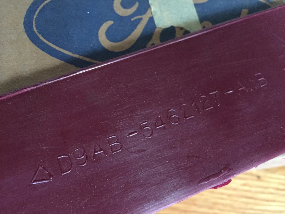 Ford Ranchero LTD 1979 Lincoln nos protector de asiento delantero (rojo) nos D9ab-5462127-AWB Foto 2 de 2