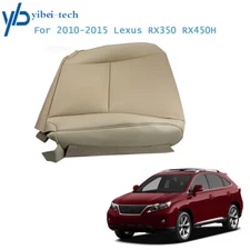 For Lexus RX350 RX450H 2010-2015 Driver Bottom Perforated Leather Seat Cover Tan