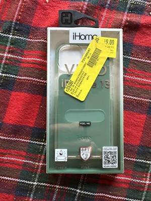 iHome 2IHPC0778E9W2 Silicone Velo Case for iPhone iPhone 12/12 Pro (Green)