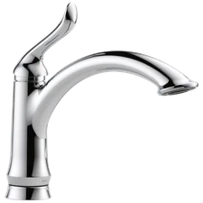 Delta Linden Kitchen Faucet 1-Handle Chrome-Certified Refurbished
