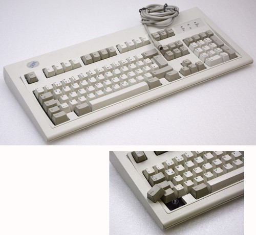 IBM PS/2 AT TASTATUR KEYBOARD MODEL M 1391403 GERMAN LAYOUT DEUTSCH SAMMLER IBM1