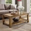 solid wood coffee table