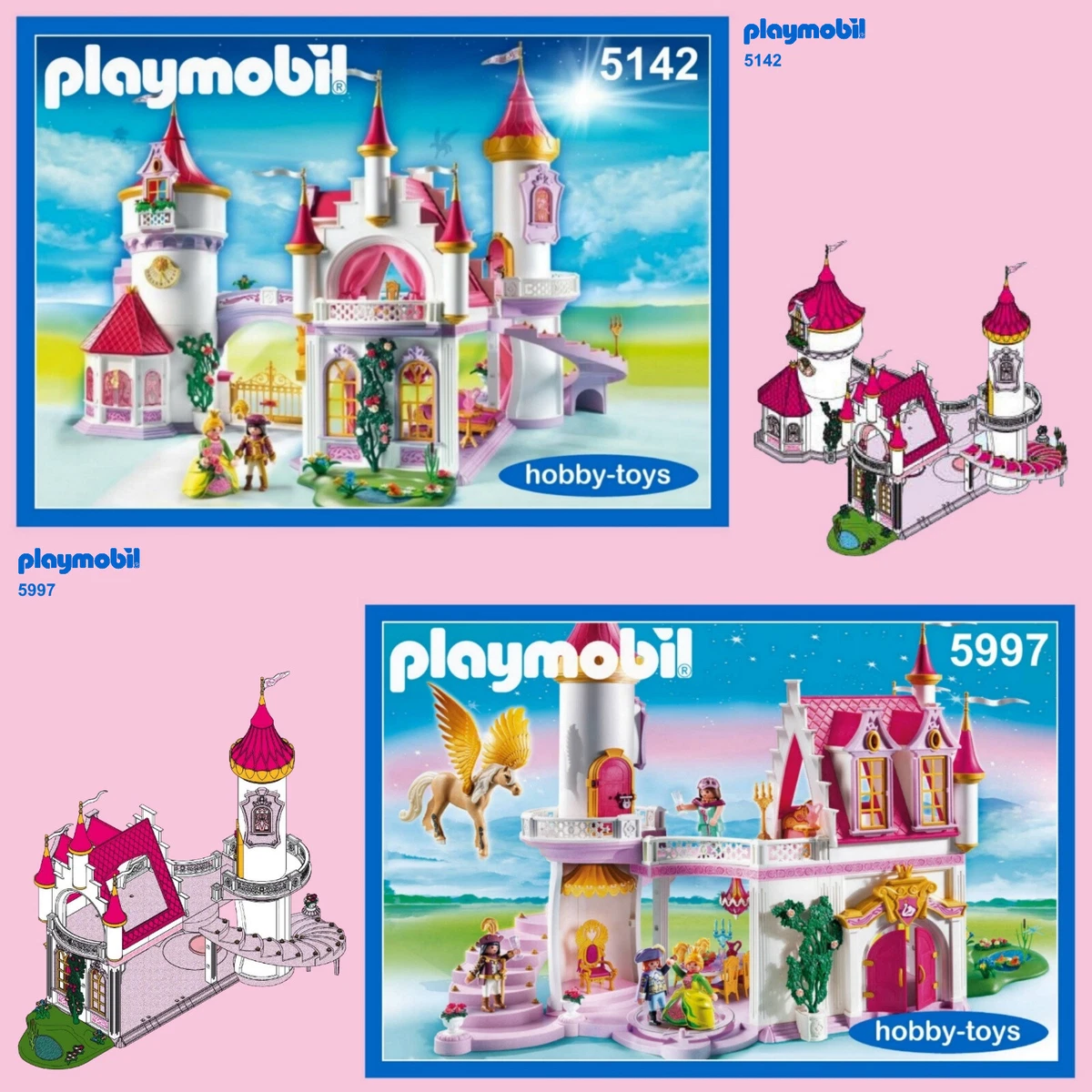 Playmobil * PRINCESS CASTLE 5063 5142 5145 5146 5997 6236 * SPARE PARTS  SERVICE