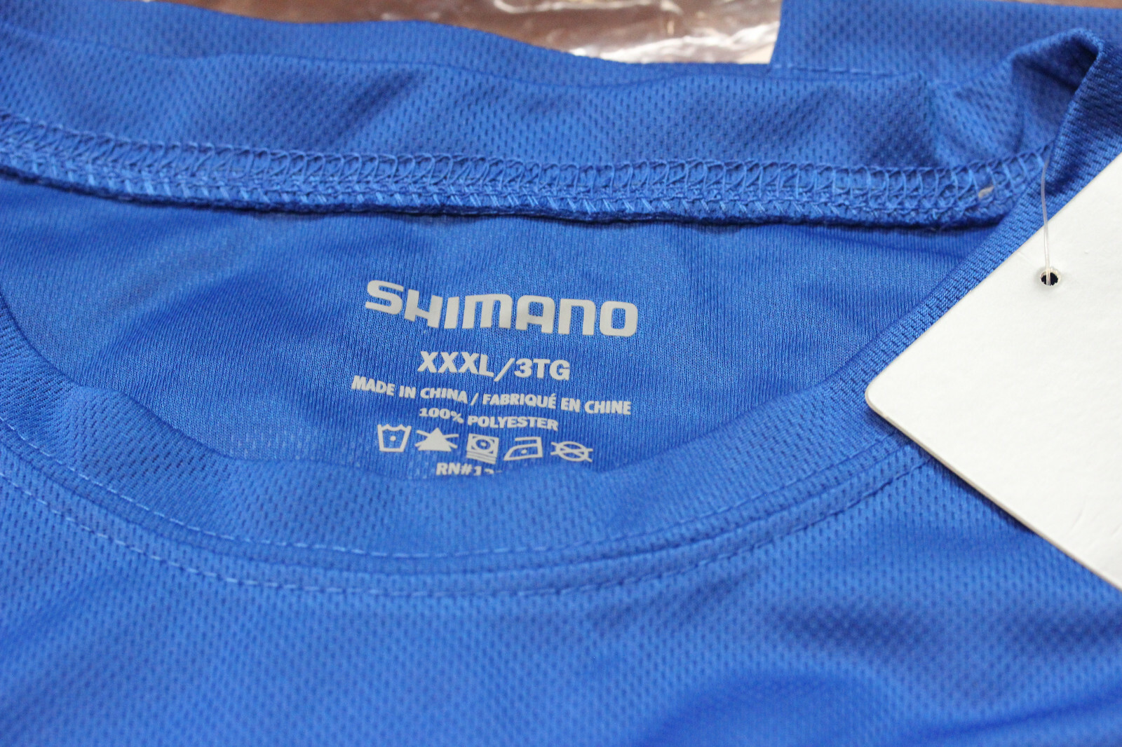 T-shirt Pêche Shimano Tech LS – Homme – Manches Longues – Bleu Royal – XXL