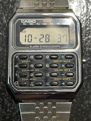 Casio Japan Watch Quartz CS-831  (231) Calculator, vintage ￼Installed new batter