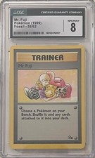 MR. FUJI TRAINER 1999 CGC 8 GRADED POKEMON FOSSIL JAPANESE CARD NINTENDO