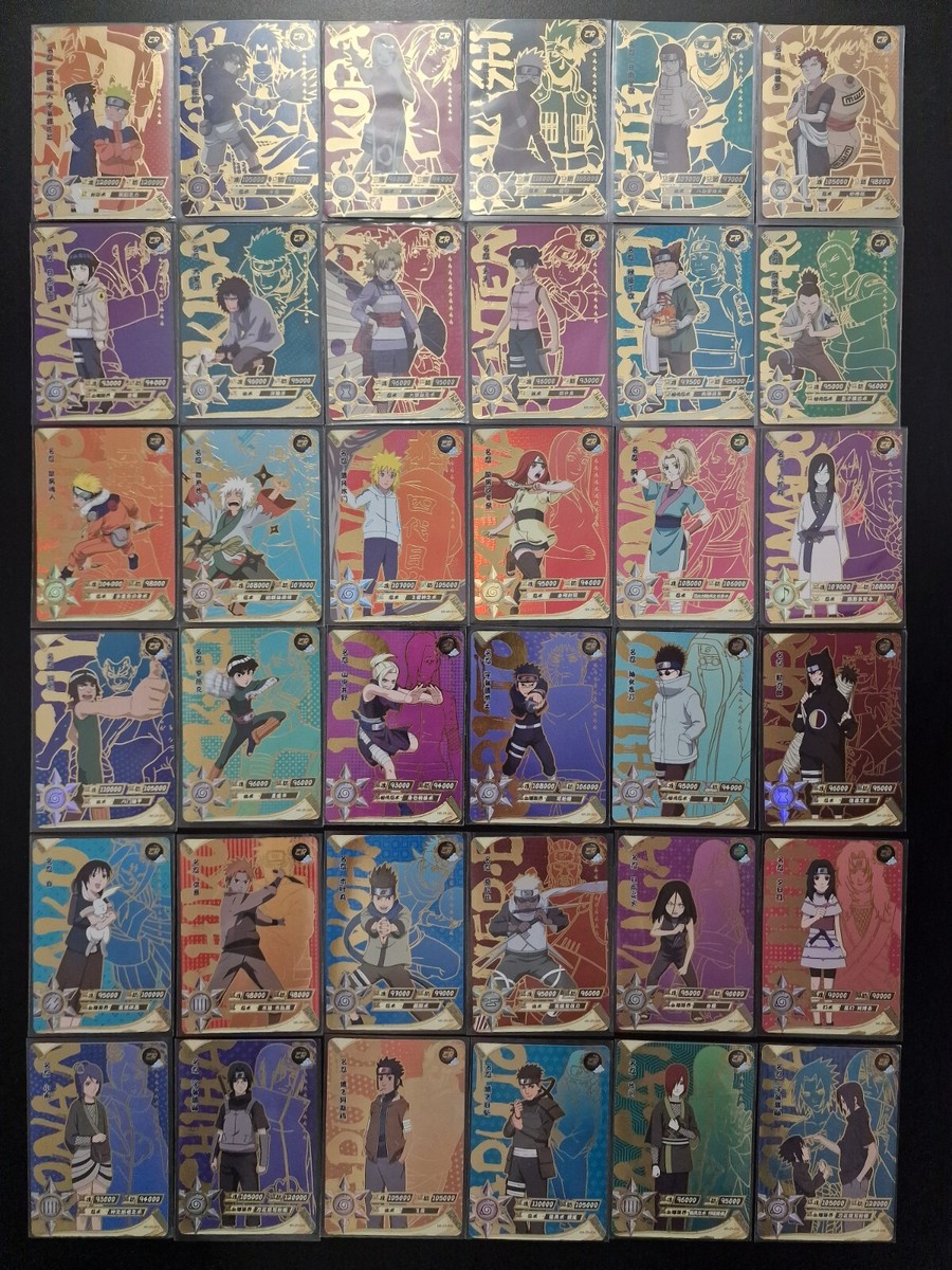 Original Naruto Kayou NR-ZR 001-036 TCG Completed Set Wave 4 5 6