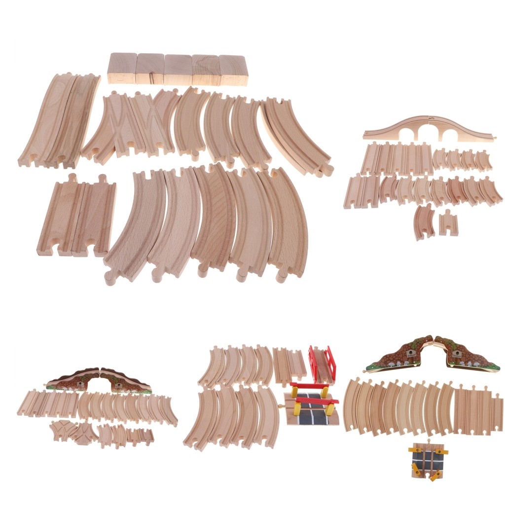wooden train expansion set