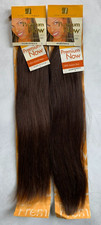 100 Human Braiding Hair by Sensationnel 2-Pack Silky Straight Bulk Bundle 2,4