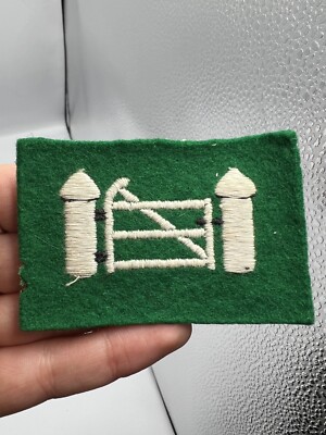 Original Nordirland Bezirksformation Schild Stoffabzeichen 2. Muster
