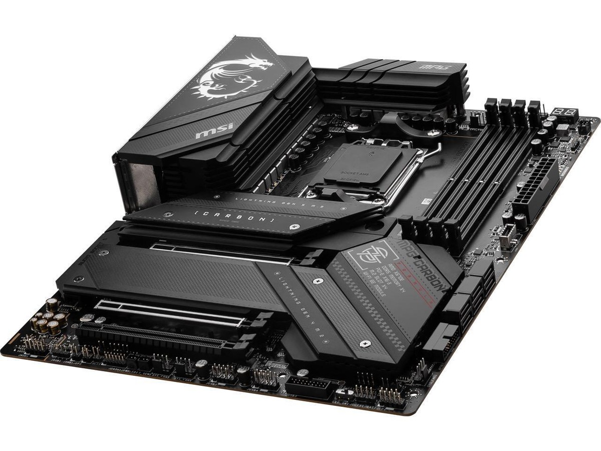 MSI MPG X670E CARBON WiFi AM5 ATX AMD Motherboard for sale online