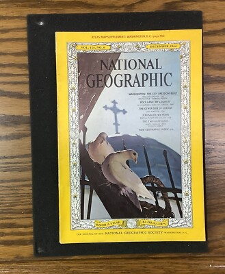 National Geographic Magazine December 1964 /Washington DC Map Circa 1964