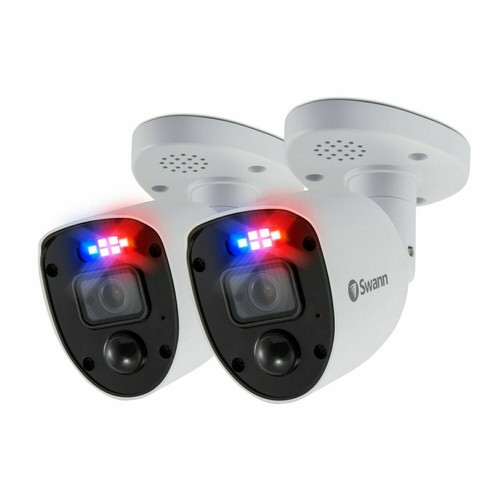 Swann Enforcer PRO-4KRL Twin-Pack 4K UHD CCTV Camera Police Style Lights & Siren - Picture 6 of 6