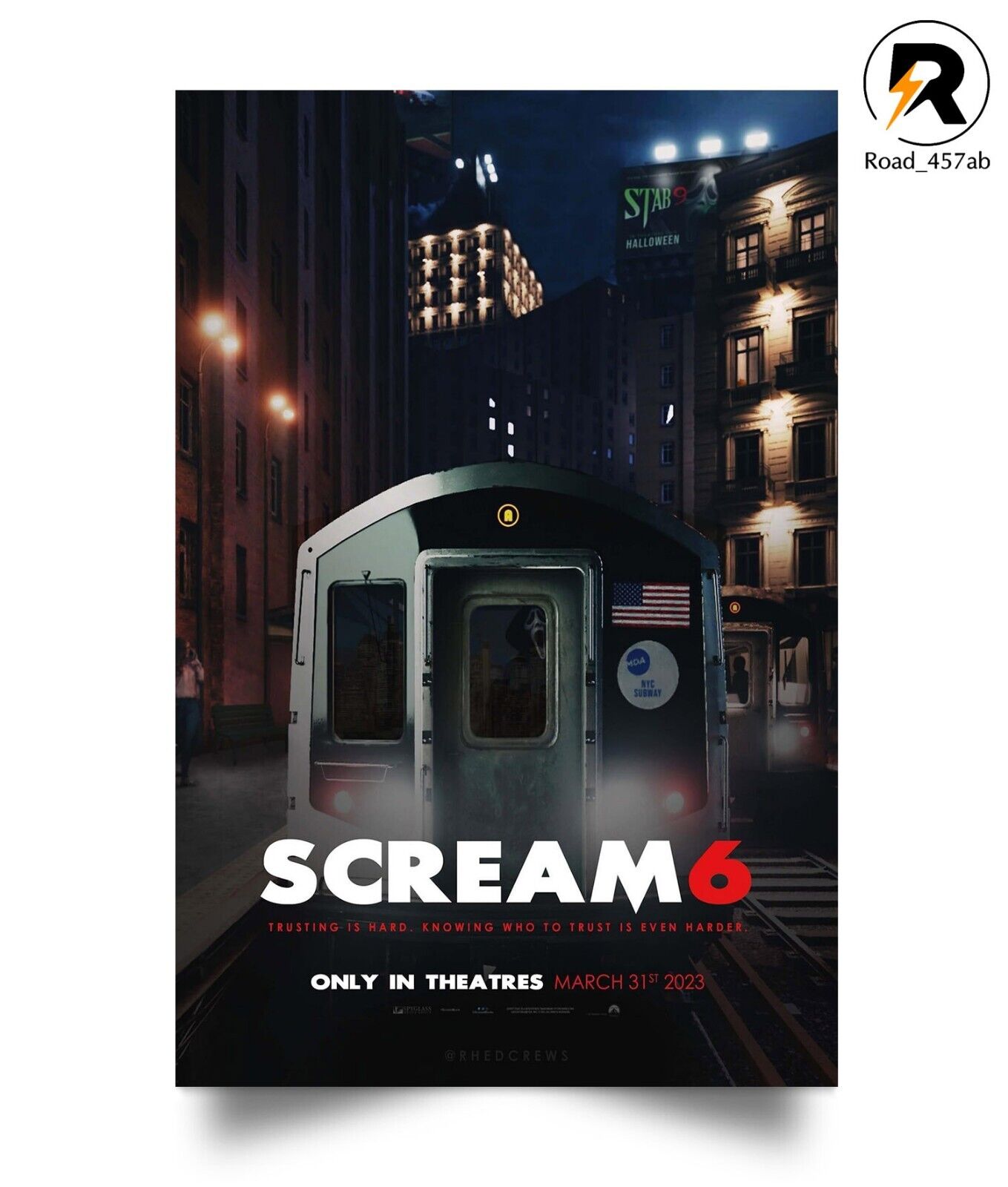 Scream 6 (2023) Movies Poster Wall Art Decor Home Print Full Size #9