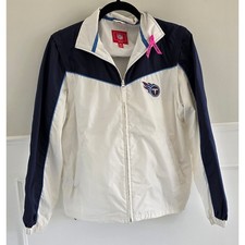 NFL For Her Tennessee Titans Windbreaker Convertible Jacket/Vest  Full Zip M