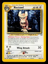 Pokemon Neo Genesis Noctowl 42/111 Uncommon Unlimited LP on eBay