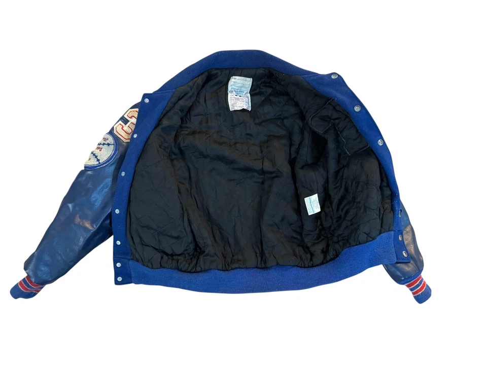 Vintage 1976 DeLong Varsity Letterman Jacket – Size 44 – #23, WTP&SC Champs - Image 2 of 4