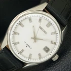 JAPAN VINTAGE SEIKO HAND-WINDING 6602B MENS WHITE COLOR DIAL WATCH a706432-1