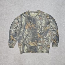 Vintage Liberty Mens Large Advantage Timber Realtree Camo Long Sleeve Shirt