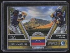 2024 Bowman Chrome International Impact Luis Lara / Jeferson Quero Milwaukee