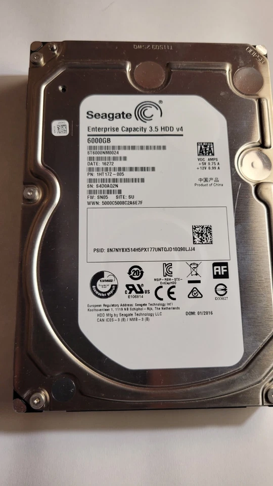 Disque Dur 6To 3''5 Seagate 7200RPM SATA III