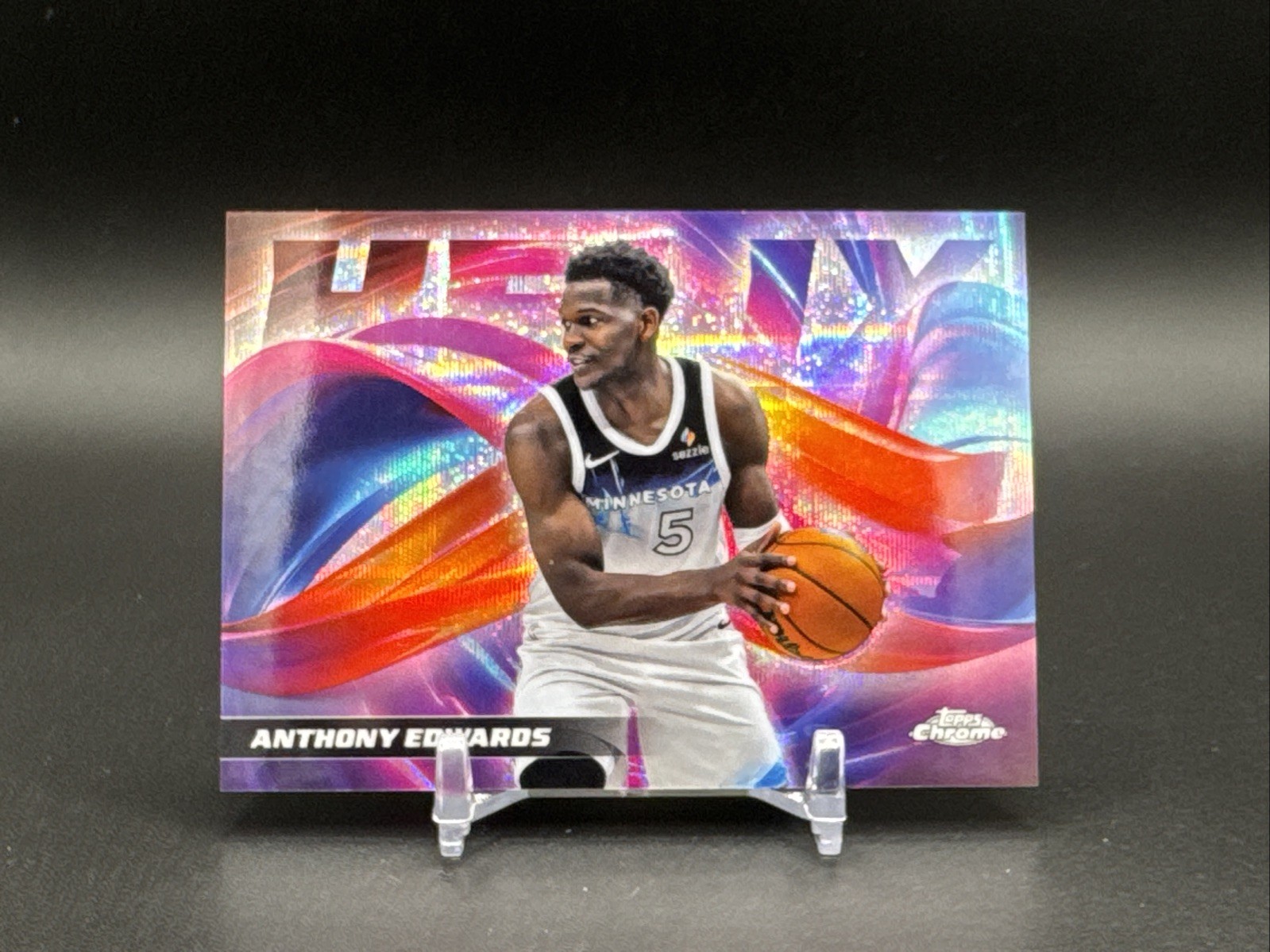 2025-26 Topps Chrome Anthony Edwards Helix SSP #H-2 Timberwolves CASE HIT 🏀