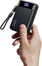 INIU 20000mAh 22.5W Fast Charge Power Bank 3-Port USB-C/USB-A LED Black