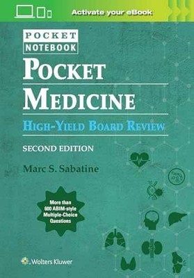 Pocket Medicine High Yield Board - Paperback, by SABATINE MARC - Very Good
