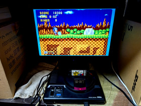 SEGA Mega Drive 16BIT Console Sonic Japan  Box