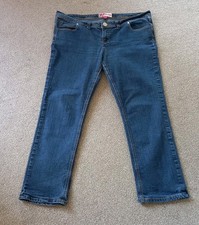 Dark Blue Denim Skinny Jeans Size  16S W36 L25