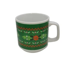 Green Christmas Mug ~ Holiday Home ~ Current Inc ~ Papel Japan