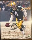BRETT FAVRE Autographed/Signed 8x10 Photo Green Bay Packers COA Auto HOF