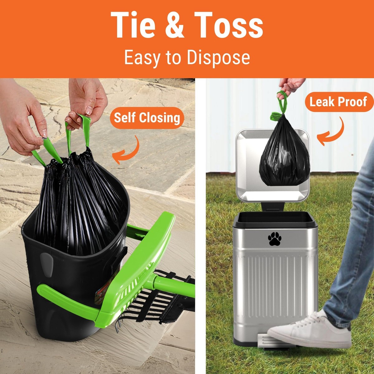 Poop Scooper For Dogs Long Handle Pooper Scooper Rake Set