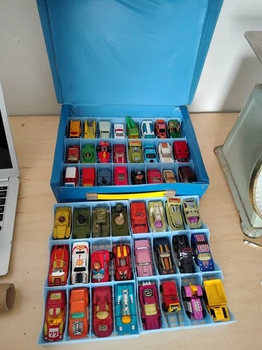 matchbox cars vintage Lot Of 48 With Case