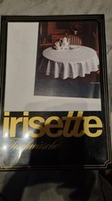 IRISETTE Tischdecke  Tischwäsche  vintage 70er & 80er Neu Durchmesser 1.60 Rund