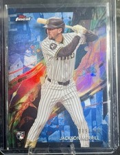 2024 Topps Finest Jackson Merrill Common Blue /200 San Diego Padres RC #96
