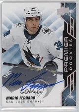 2019 Upper Deck Premier Rookies Silver Spectrum Mario Ferraro #85 Rookie Auto RC