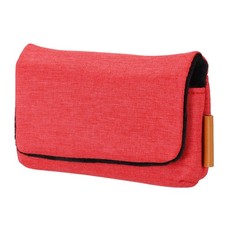 Digital Camera Storage Bag, 6 x 4.1 x 2 Inch Fiber Material Multi-Purpose, Red