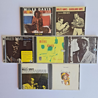 Miles Davis CD Lot (7) Kind Of Blue, doo-bop, Amandla, Musings, Birdland, Etc!