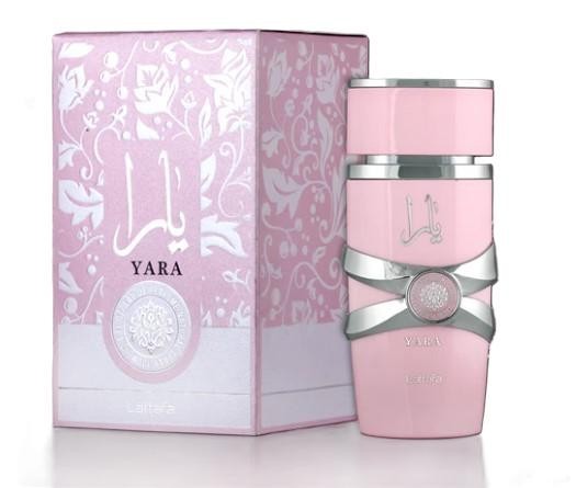 Yara Rose Lattafa Eau de Parfum 100ml pour femme aux notes fruitées