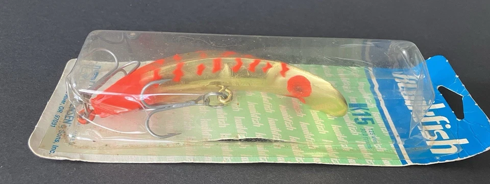 Luhr-Jensen Kwikfish K15 Pre Rapala HECHO EN EE. UU. 04/01 Dedo Dorado Foto 4 de 4